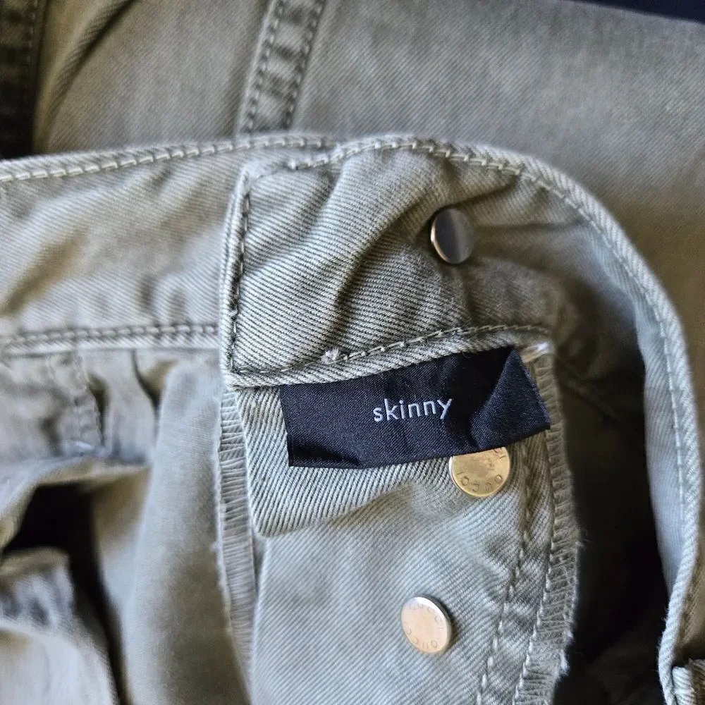 Gucci Olive khaki chino pants size 56 IT 40 US